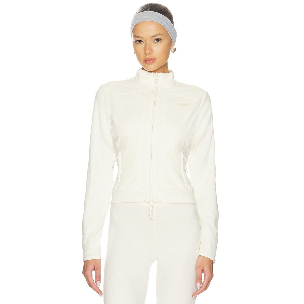 SKIMS Fleece‎ Lounge Fitted Jacket Ecru XS New With Tags